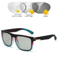 731 Sunglasses Iridescent Photochromic Night Vision Lens Sunglasses Western Outdoor Riding Elastic Paint Men Polarized Sunglasses