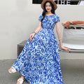 Women's Bohemian Floral Elastic Dress + Skirt + Long Skirt 2026 - 1-1#