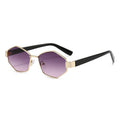 2025 New Import Triangle Sunglasses Western ins Influencer Geometric Polygon Glasses Personality Hip-Hop Sunglasses