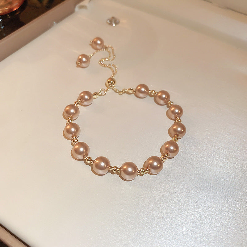 French-Style Round Pearl Bracelet - view 7