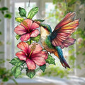 Hot selling beautiful bird acrylic living room courtyard pendant holiday scene decoration pendant gift