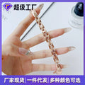 Fits Apple Watch S9 Simple Elegant Bangle apple watch Tweed Style Metal iwatch Band