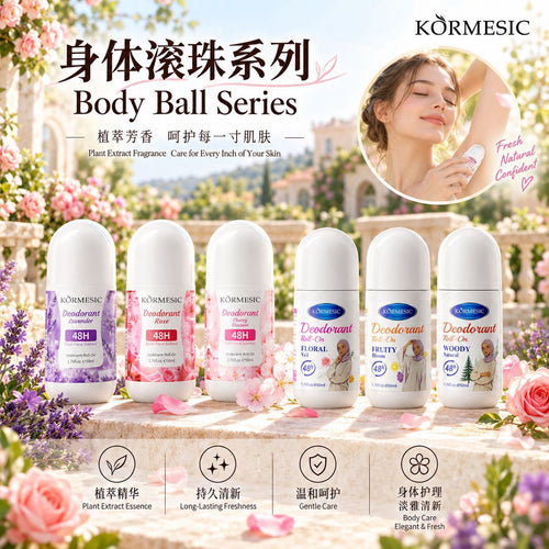 KORMESIC除臭滚珠系列Deodorizing香氛止汗清新跨境外贸厂家批发