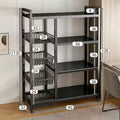 metal floor-standing multi-layer storage rack removable pots and iron kitchen storage racks for pots
