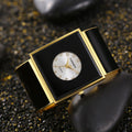 CANSNOW 2025 New Large Dial Width Side Western Punk HIPHOP Bangle Quartz Watch Overseas Supply