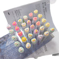 Heart-Shaped Disposable Lash Wands - Bow Design, Multi-Color Makeup Brushes