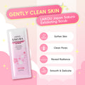 LAIKOU莱蔻樱花磨砂膏3g清洁角质外贸护肤旅行Exfoliating Scrub