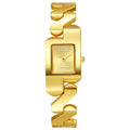 Overseas watch Retro Square Couples Quartz Bracelet Watch Elegant Light Luxury Fashionable Gold Classic Vintage Watch