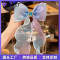 Gem Li Custom Kids Bow Lapel Hair Clip Super Fairy Girls Dispatch Card Small Girl Hair Accessory