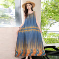 High-End Cotton Bohemian Beach Dress, 2026 Early Summer