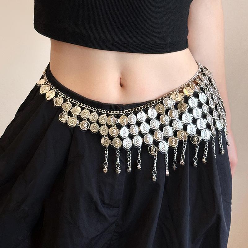 Bohemian Wooden Bead Waist Chain Belt - view 9