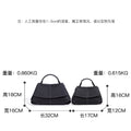 2026小众气质通勤贵妃包真皮手提包大小号褶皱包高级简约斜挎包包