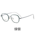 Beesfen K5001 Round Small-Frame High Count Fitted With Width Edge Frame Ultra-Light Pure Titanium Glasses Frame Women