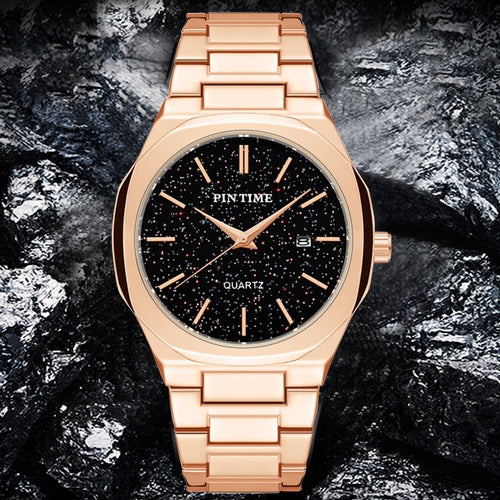 Item Time Watch Men Drop Ship Starry Sky Overseas Mens Watch Formal Steel Band Watch Men Premium Waterproof