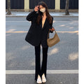 Women's Fall Korean Casual Petite Blazer 2026 - Khaki
