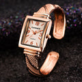 CANSNOW New Hot Sale Ladies Watch Versatile Gold Bangle Personality Fashionable Bracelet Quartz Watch Women