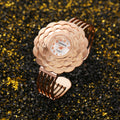 2024 New Gold Wave Pattern Statement Western Southeast Asia Bestseller Overseas Supply Bangle Quartz Watch Women In Stock