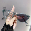 Cat-Eye Prescription Photochromic Glasses Retro Overseas Trendy Bare Face Slender Plano Premium With Rx Prescription Sunglasses