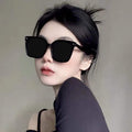 2024 New Women Sunglasses Trendy gm Korean Big Frame Face-Slimming Driving UV-Proof Men Premium Sunglasses