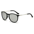 New Fashionable Round Oversized Unisex Western Influencer Style Metal Aviator Retro Women Sunglasses