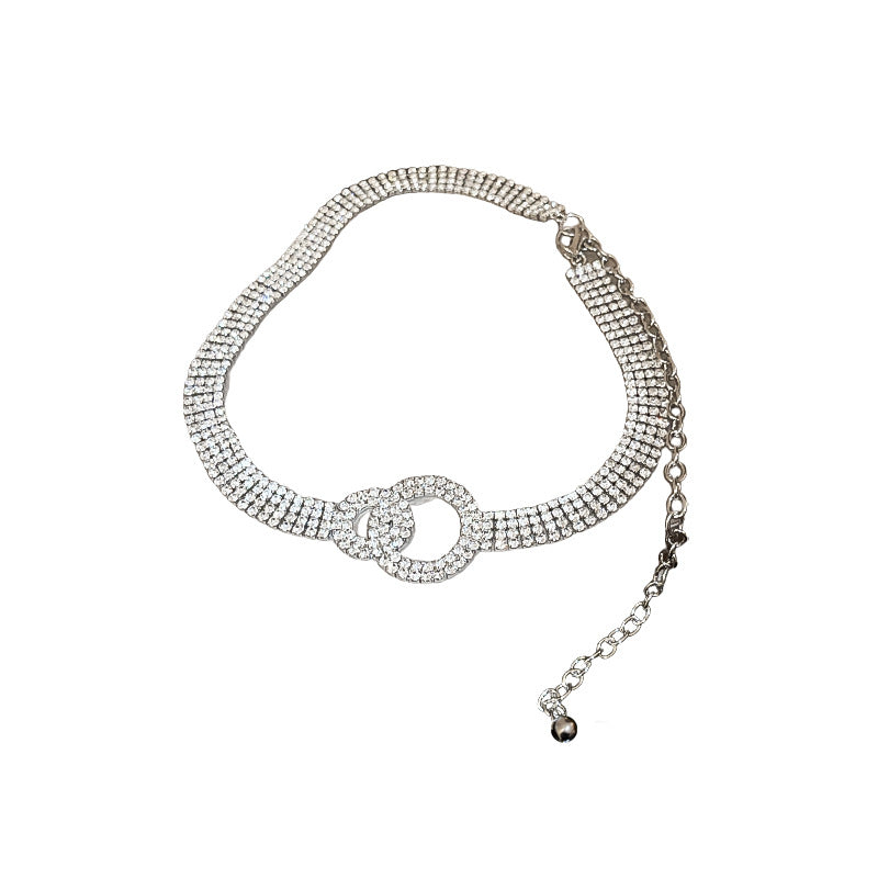 Double-Layer Rhinestone Waist Chain - view 5