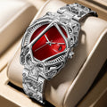 Y2K Year Original Retro alabaster Western Unique-Shaped Spider Web Watch Men Stylish Waterproof Quartz Watch