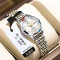 Swiss Brand Watch Women New Waterproof Pair Date Ladies Watch Fashionable Live Export Bestseller Drop Ship