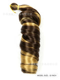 wig french long curly hair loose wave crochet hair single tube large curl spiral curl 24inch