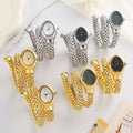 Overseas Bestseller Export Watch In Stock Supply Woven Cross Band Snake Head Bangle Watch Women Light Luxury Niche