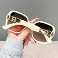 Big Frame Metal Women Sunglasses Western Fashionable Versatile Sunglasses UV-Proof Sunshade Women Sunglasses Premium