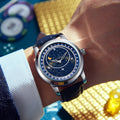 Drop Ship Item Time Motion State Starry Sky Mens Watch Date Glow Quartz Fashionable Casual Watch Waterproof Watch
