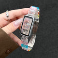Fits Huawei Band 10 Band Summer New Ceramic-Look Resin Room Silicone 9 / 8nfc Iridescent Band Premium