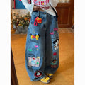 Fall Designer Embroidered Loose Wide Leg Pants