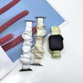 Summer New Fits Apple watch Apple Band Narrow Edge Solid Glossy Light Silk Hair Tie Band