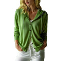 Women's Fall-Winter Fashion Long Sleeve Loose Cardigan 2026 | Layered Cardigan - White