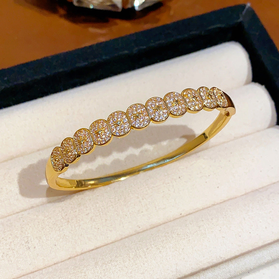 Minimalist Metal Mesh Wrap Bracelet - view 10
