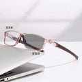Smart Capable Change Focus Presbyopia Glasses Outdoor Secure Progressive Distance-Near Dual Photochromic Anti-Blue-Light Reading Glasses