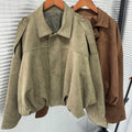 Women's Fall-Winter Retro Lapel Collar Jacket 2026 | Trendy Jacket - Coffee