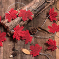 Thanksgiving Maple Leaf Light String LED Battery Box Colored Light String Garden Thanksgiving Harvest Festival Decorative Pumpkin Maple Leaf Light String