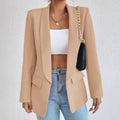 Women's Fall Office Fashion Jacket + Top 2026 | Trendy Jacket - Red