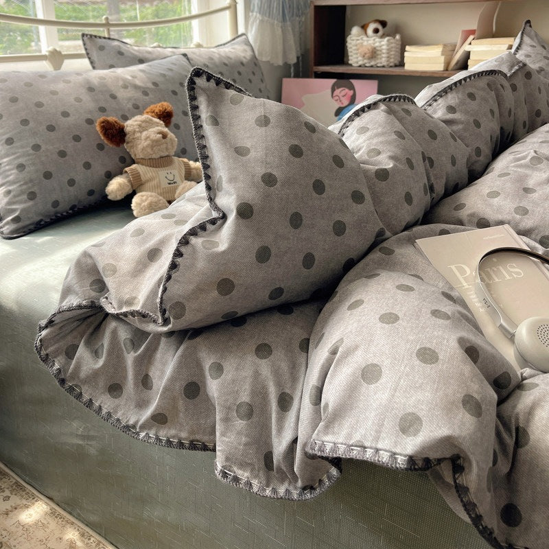 Rainbow Heart Kids' Cotton 4-Piece Bedding Set - view 3