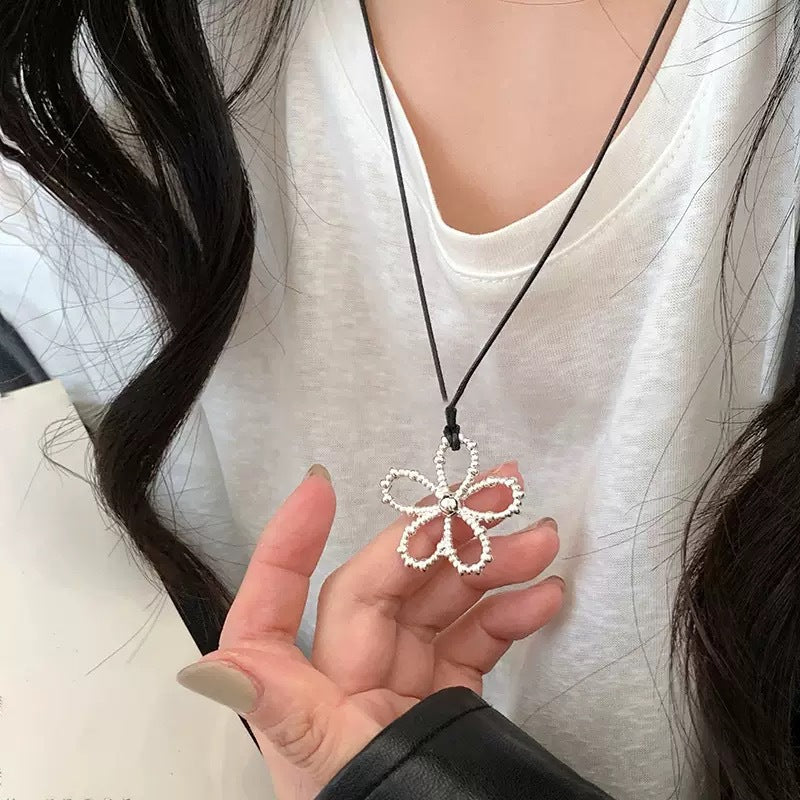 Y2K Starfish and Flower Statement Necklace - view 12