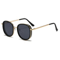 New Korean Version Fashionable Kids Sunglasses Unisex Kids Street Snap Retro Glasses Metal Frame Baby Sun-Proof Sunglasses