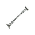 Fits Apple watch Apple Band Pair Heart Metal Rhinestone Apple Watch Band Overseas Pro Supply