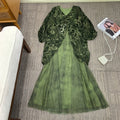 Women's Fall Casual Versatile Printed Dress + Skirt 2026 | Summer Mini Skirt - Green