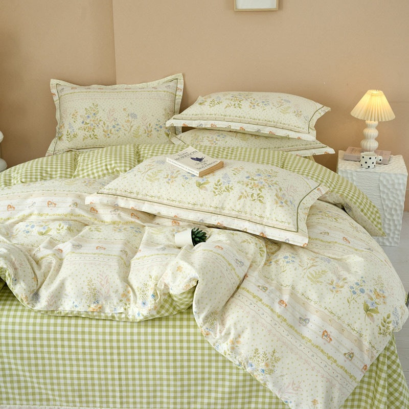 Monet Garden Printed Cotton 4-Piece Bedding Set - view 4