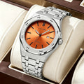 New Mens Watch Trendy Niche Dopamine Matte Frost Gold Glow Waterproof Quartz Watch Export Bestseller Wholesale