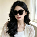 Polarized Women Sunglasses Summer Sun-Proof Sunshade Premium Metal Chain Big Frame UV-Proof Driving Men Sunglasses
