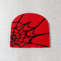 spider web y2k foreign trade knitted hat european and american hat trend winter hat jacquard special
