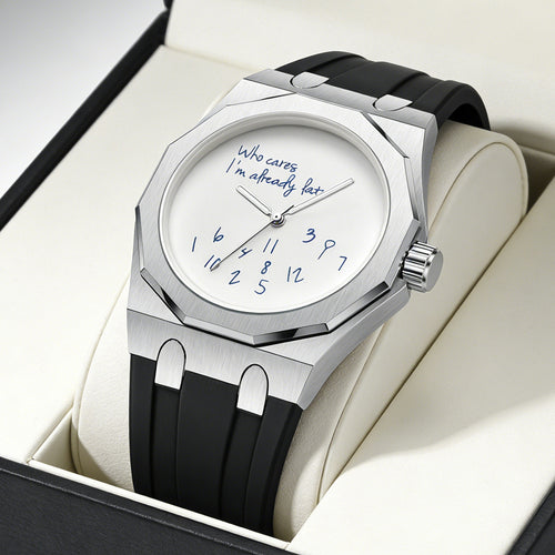 Export Overseas Fashionable Simple Mens Watch Arabian Letter Premium Waterproof Sports Alloy Watch Wholesale